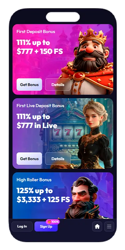 A section with real bonuses.